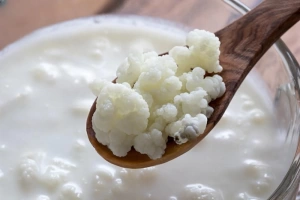 bol con kéfir de leche
