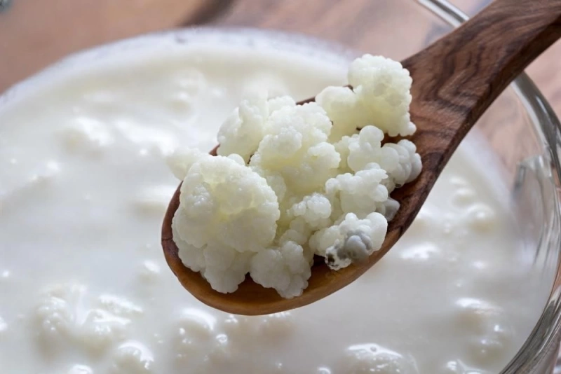 bol con kéfir de leche