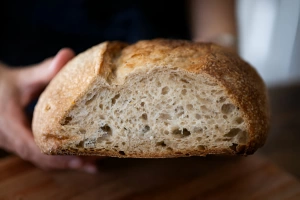porción de pan de masa madre