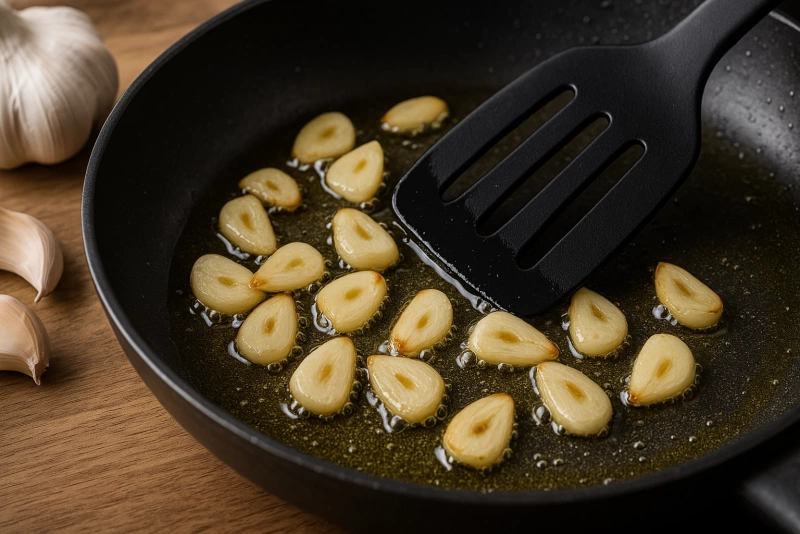 Descubre Cómo Evitar que el Ajo Se Queme al Freír y Mejora Tus Recetas ajo dorado sin quemarse al freírse en la sartén