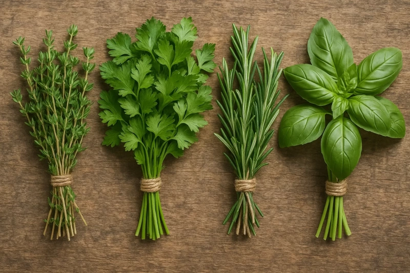 Mantén Tus Hierbas Frescas y Aromáticas sin Refrigerador con Estos Simples Trucos hierbas frescas en frascos de vidrio en una cocina acogedora