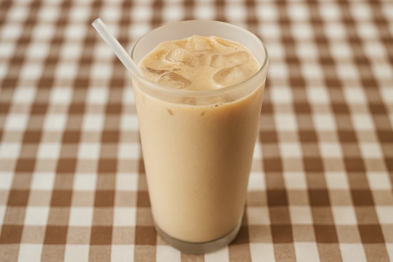 Aprende a Preparar la Auténtica Horchata Salvadoreña en Casa Fácilmente deliciosa horchata salvadoreña servida en un vaso frío