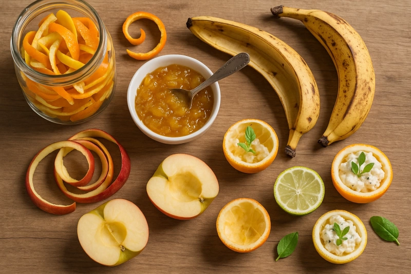 Descubre Cómo las Cáscaras de Frutas Pueden Transformar Tu Cocina y Sorprender a Todos cáscaras de frutas ideas útiles para la cocina sostenible