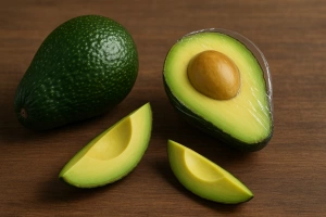 aguacate partido mostrando cómo evitar que se oxide.