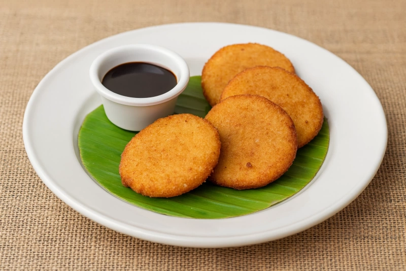 Deliciosos nuégados de yuca dorados y crujientes