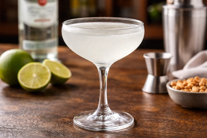 Daiquirí cubano tradicional refrescante y delicioso